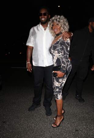 Le rappeur P. Diddy toujours aussi proche de sa mère Janice.