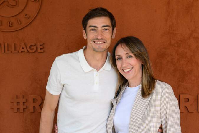 Claude Dartois et sa femme Virginie à Roland-Garros le 4 juin 2023.