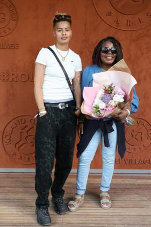 Lala &ce et sa mère aux tournois de Tennis de Roland-Garros 2023.