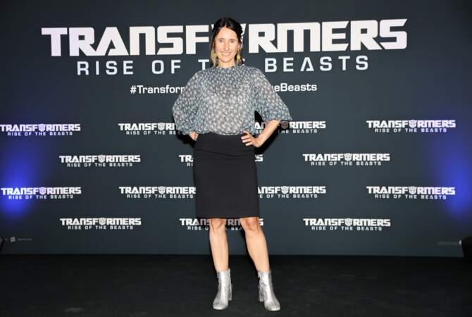 Alexia Laroche Joubert lors de la première du film Transformers Rise of the Beats a Paris