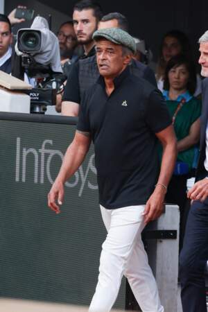 Yannick Noah lors de la finale de Roland Garros 2023 à Paris.