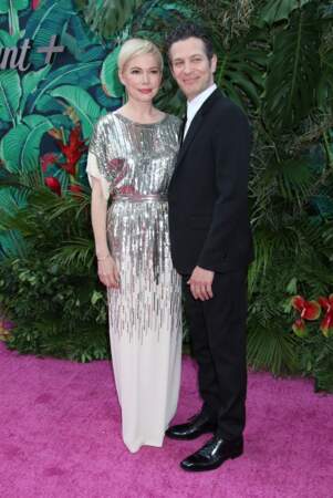 Soirée des 76èmes Tony Awards :
Michelle Williams et Thomas Kail.
