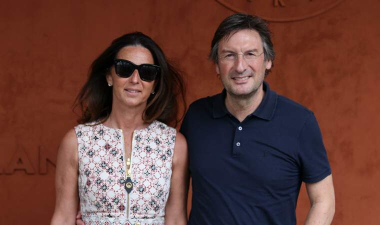 Elisabetta Beccari et Pietro Beccari lors de la finale de Roland Garros 2023 à Paris.