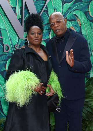 Soirée des 76èmes Tony Awards :
LaTanya Richardson et Samuel L. Jackson.

