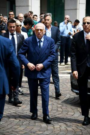 Obsèques de Silvio Berlusconi : Fedele Confalonieri.