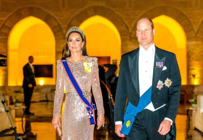 Mariage du prince Hussein bin Abdullah II et Rajwa Al-Saif : William et Kate Middleton, le prince et la princesse de Galles