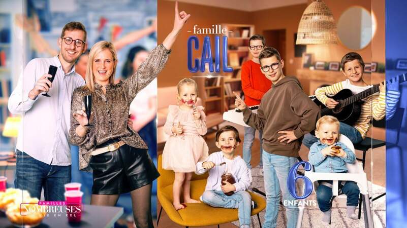 Famille Cail : Marie-Caroline et Guillaume Cail ont 33 ans tous les deux
