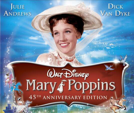 Julie Andrews est la tête d'affiche du film. Elle incarne la célèbre Mary Poppins