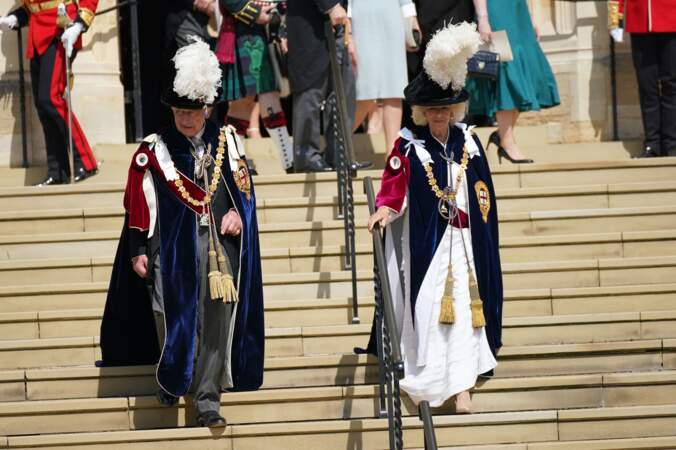 Le roi Charles III d'Angleterre et Camilla Parker Bowles, reine consort d'Angleterre, ont d'ailleurs revêtu les habits traditionnels.