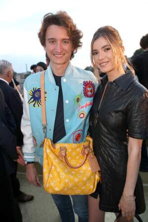 Jean Arnault et sa compagne Zita d'Hauteville au défilé Louis Vuitton à Paris, le 20 juin 2023.
