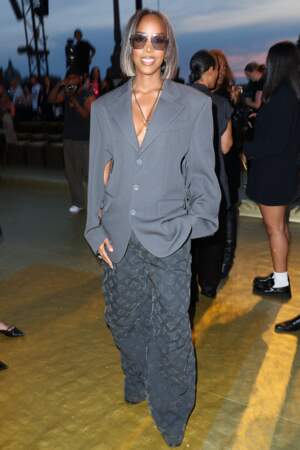 Défilé de mode masculine prêt à porter printemps/été 2024 de la maison Louis Vuitton à Paris : Kelly Rowland.