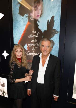 Avant-première du film "Les Secrets de la princesse de Cadignan" - Bernard-Henri Lévy (BHL) et sa femme Arielle Dombasle