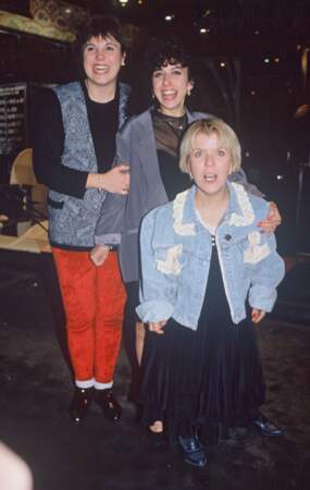 En 1991, toujours avec Michèle Bernier et Isabelle de Botton, Mimie Mathy performe dans Le gros n'avion. Elle a 34 ans