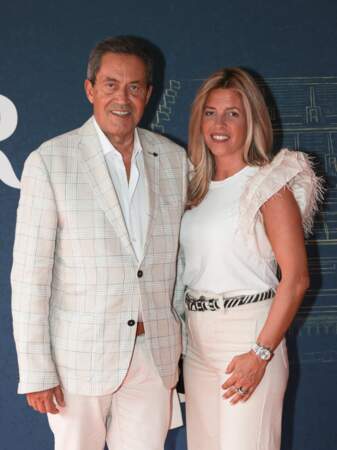 Georges Fenech et sa compagne Marie au gala Coeur Central à Roland Garros.