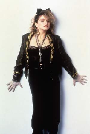 Madonna sur le set de Desperately Seeking Susan en 1985