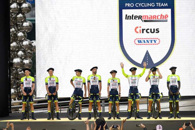 110ème édition du Tour de France 2023 : les coureurs de l'équipe Intermarche - Circus - Wanty.