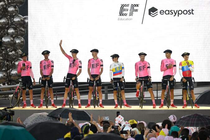 110ème édition du Tour de France 2023 : l'équipe de l'EF Education-EasyPost.