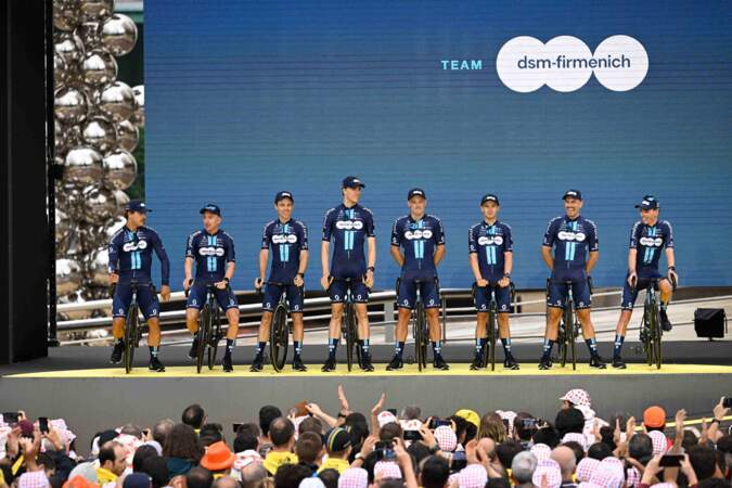 110ème édition du Tour de France 2023 : les coureurs de l'équipe DSM.