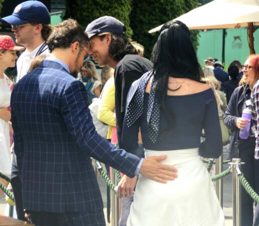 Katy Perry et Orlando Bloom à Wimbledon.