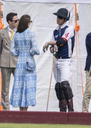 Royal Charity Polo Cup : la princesse de Galles, Kate Middleton, et le prince William.
