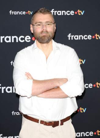 Frédéric Vion à la conférence de presse de rentrée de France Télévisions.