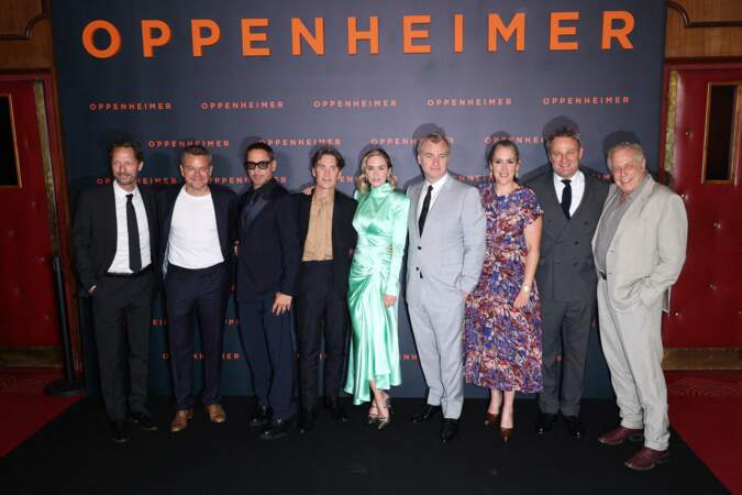 En amont de la sortie en salles le 19 juillet prochain, Christopher Nolan et les acteurs d'Oppenheimer étaient donc présents le 11 juillet 2023 au Grand Rex, à Paris, pour l’avant-première mondiale.