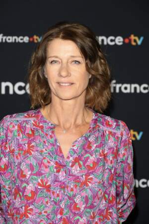 Conférence de presse de rentrée de France Télévisions, le 11 juillet 2023 : Carole Gaessler.