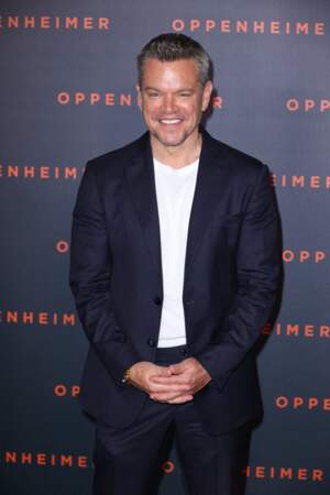 Matt Damon incarne Leslie Groves Jr dans Oppenheimer.