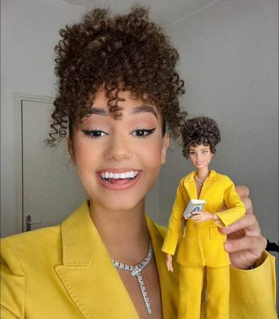 Léna Mahfouf est très fière d'avoir une Barbie à son effigie