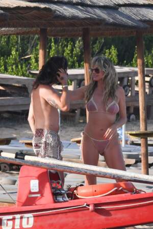 Heidi Klum et son mari Tom Kaulitz décident ensuite de retourner à l'eau