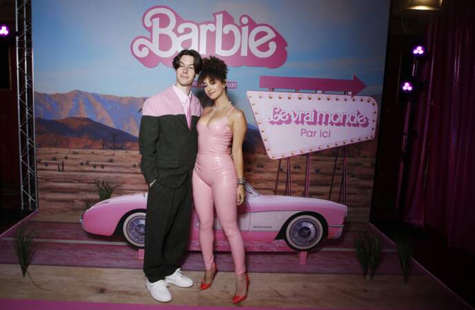 L'avant-première de "Barbie" au Grand Rex à Paris : Lena Situations et Seb la Frite 