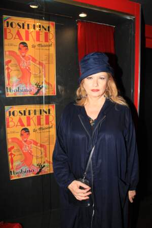 Catherine Jacob à la première du spectacle Joséphine Baker le musical au théâtre Bobino à Paris, en 2022.