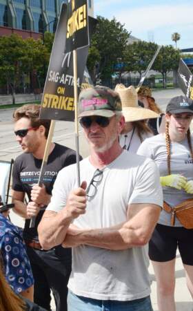 Sean Penn rejoint le piquet de grève le 1er août 2023