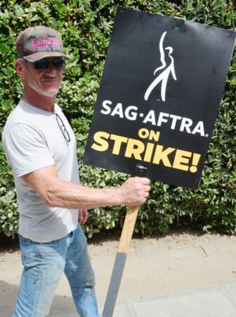 Sean Penn rejoint le piquet de grève le 1er août 2023