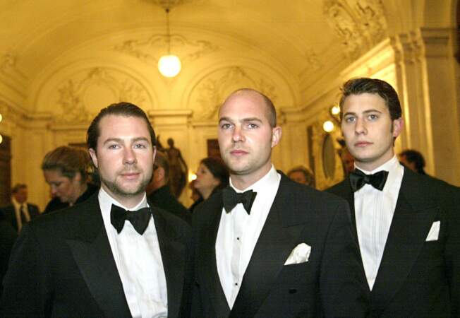 Gustaf, Oscar et Victor sont les trois fils de la princesse Christina.