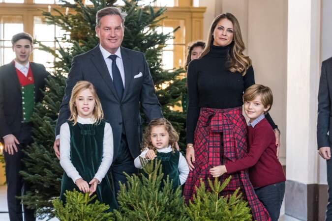 La princesse Madeleine de Suède et Christopher O'Neill ont trois enfants : la princesse Leonore (2014), le prince Nicolas (2015) et la princesse Adrienne (2018). 