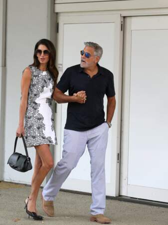 George Clooney vient de repérer le bateau qui les attend.