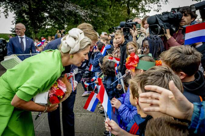 Le Roi Willem-Alexander et la Reine Maxima entament leur visite régionale dans la Gelderse Vallei, aux Pays-Bas, le 31 août 2023.