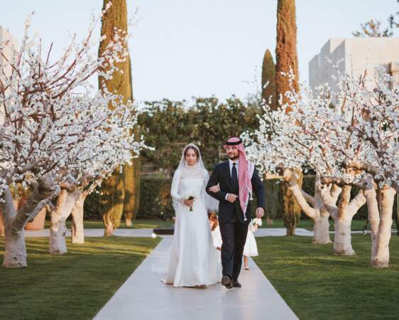 Le mariage a eu lieu le 12 mars 2023 au palais Beit Al Urdun, à Dabouq.