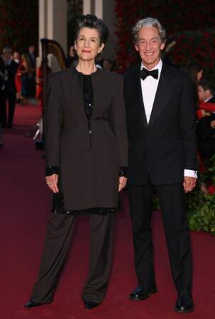 Dame Harriet Walter et Guy Paul lors du Vogue World Show 2023