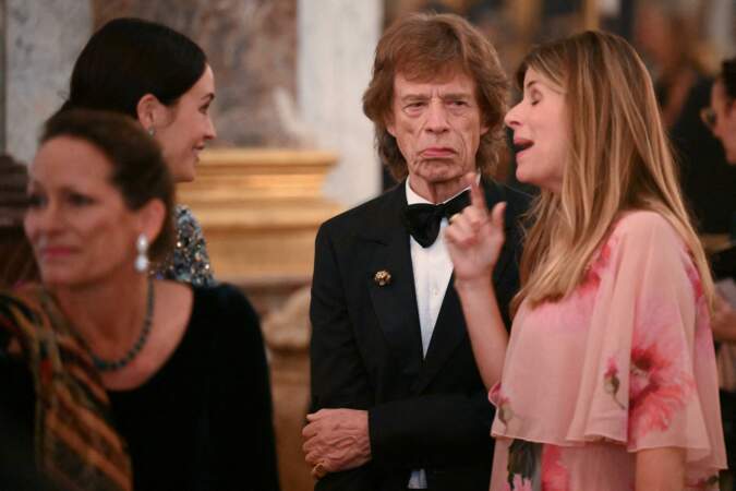 Banquet d'État : Mick Jagger.