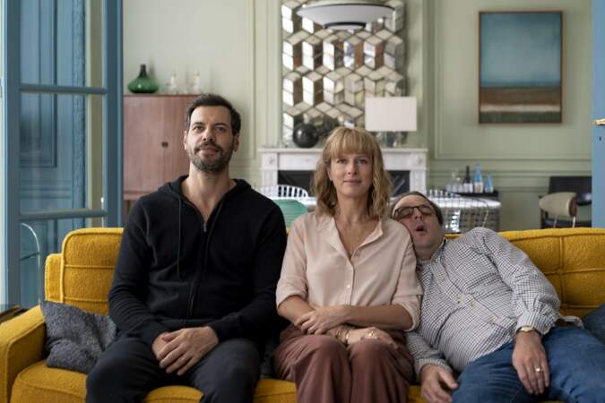 Laurent Lafitte, Karin Viard, Vincent Macaigne jouent dans L'origine du monde, un film de 2020 réalisé par Laurent Lafitte. L'actrice a alors 54 ans.