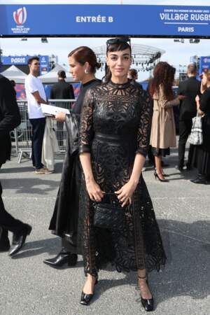 Souheila Yacoup au défilé Christian Dior Womenswear S/S 2024 lors de la Fashion Week de Paris