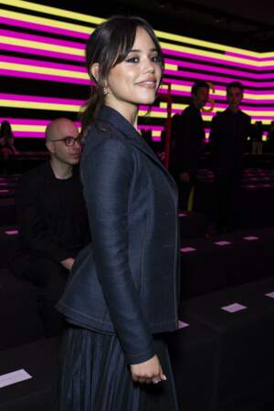 Jenna Ortega au défilé Christian Dior Womenswear S/S 2024 lors de la Fashion Week de Paris