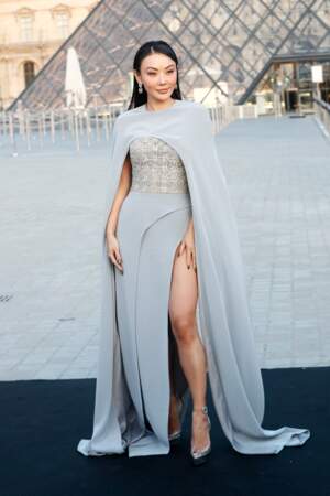 Soirée Lancôme, au Louvre lors de la Fashion week de Paris : Jessica Wang.