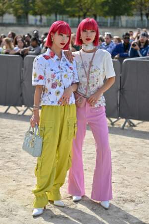 Amiaya au défilé Christian Dior Womenswear S/S 2024 lors de la Fashion Week de Paris