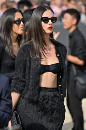 Deva Cassel au défilé Christian Dior Womenswear S/S 2024 lors de la Fashion Week de Paris