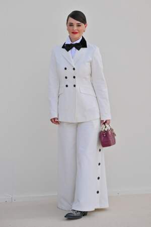 Fabiola Guajardo au défilé Christian Dior Womenswear S/S 2024 lors de la Fashion Week de Paris