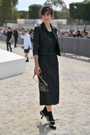 Nine d'Urso au défilé Christian Dior Womenswear S/S 2024 lors de la Fashion Week de Paris