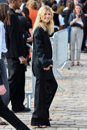 Clémence Poésy assiste au défilé Givenchy Womenswear printemps/été 2024, le 28 septembre 2023, à Paris. 
